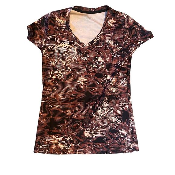 Under Armour Women's Velocity Obscura Athleisure T shirt & short Set. Size Small - Picture 3 of 10